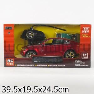 МАШИНА Р/У НА АККУМ. "BMW X6" 1:16, СО СВЕТОМ В КОР. в кор.6шт ― Luckfamily.ru