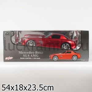 МАШИНА Р/У НА АККУМ."MERCEDES-BENZ SLS" 1:12, СО СВЕТОМ В КОР. в кор.6шт ― Luckfamily.ru
