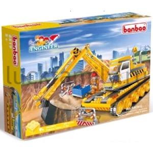 КОНСТРУКТОР ПЛАСТ. ЭКСКАВАТОР 220ДЕТ. В КОР. в кор.16шт ― Luckfamily.ru