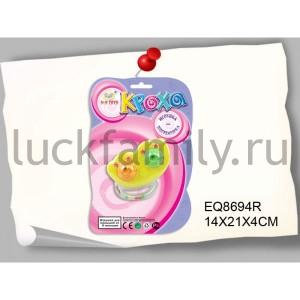 ПОГРЕМУШКА, ЦВЕТ В АССОРТ. SR326-124 НА БЛИСТЕРЕ (РУСС. УП.) 14*21*4СМ в кор.480шт ― Luckfamily.ru