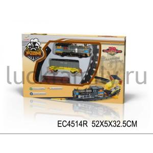 ЖЕЛЕЗНАЯ ДОРОГА НА БАТ. СО СВЕТОМ И ЗВУКОМ SR3312C В РУСС. КОР. 52*5*33СМ в кор.24шт ― Luckfamily.ru