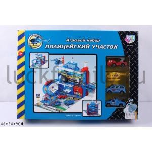 ИГРОВОЙ НАБОР "ПОЛИЦЕЙСКИЙ УЧАСТОК" ГАРАЖ С МАШИНКАМИ И АКСЕСС. 3043 В КОР. 46*34*9СМ в кор.18шт ― Luckfamily.ru