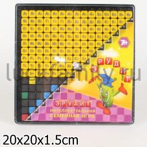 ИГРА "ЭРУДИТ" ЖЕЛТЫЕ ФИШКИ в кор.25шт ― Luckfamily.ru
