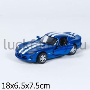 МАШИНА МЕТАЛЛ. ИНЕРЦ. DODGE VIPER GTS COUPE 1:32, ОТКРЫВ. ДВЕРИ В КОР. в кор.4*12шт ― Luckfamily.ru