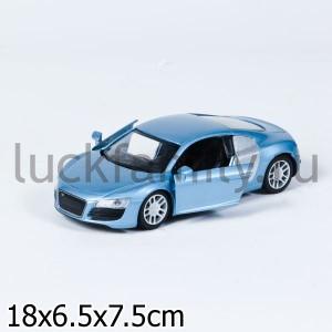 МАШИНА МЕТАЛЛ. ИНЕРЦ. "AUDI R8" 1:32, ОТКРЫВ. ДВЕРИ, ЦВЕТ В АССОРТ. В КОР. в кор.4*12шт ― Luckfamily.ru