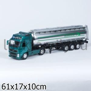 МАШИНА МЕТАЛЛ. ГРУЗОВИК "VOLVO FH-16 EURO PETROLEUM" 1:32, ОТКРЫВ. ДВЕРИ В КОР. в кор.6шт ― Luckfamily.ru