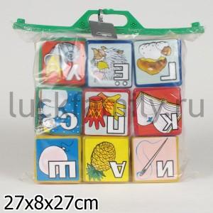 КУБИКИ "АЛФАВИТ"  в кор.5шт ― Luckfamily.ru