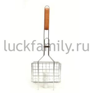 РЕШЕТКА ДЛЯ БАРБЕКЮ 205*105 ММ, ТОЛЩИНА МЕТАЛЛА 3,7*2,8*1,8ММ в кор.20шт ― Luckfamily.ru