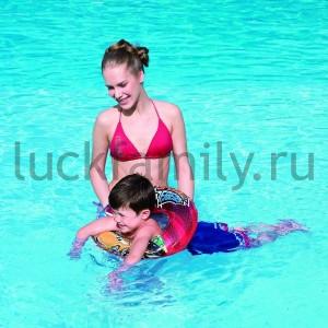 КРУГ ДЛЯ ПЛАВАНИЯ НАДУВНОЙ BESTWAY 51СМ, ДИЗАЙН МАШИНКИ SPEEDWAY В ПАК. (БОИТСЯ ХОЛОДА) в кор.36шт ― Luckfamily.ru