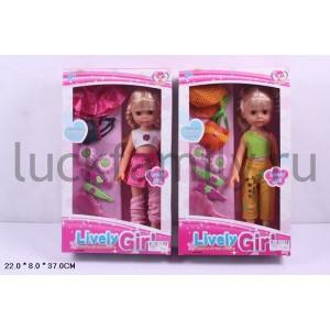 КУКЛА С АКСЕСС.,  В АССОРТ. K0008A-F В КОР. 22*8*37СМ в кор.2*18шт ― Luckfamily.ru