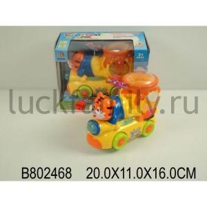 ПАРОВОЗ МУЛЬТЯШНЫЙ НА БАТ. СВЕТ+ЗВУК 2906 В КОР. 20*11*16СМ в кор.2*30шт ― Luckfamily.ru