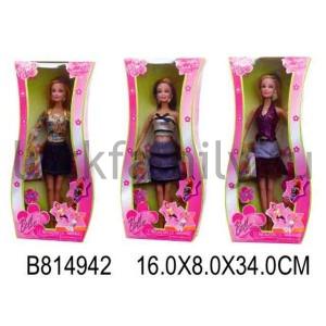 КУКЛА С АКСЕСС., В АССОРТ. 38129 В КОР. 16*8*34СМ в кор.2*24шт ― Luckfamily.ru