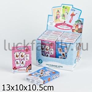 НАСТОЛЬНАЯ ИГРА ЛЮБИМЫЕ МУЛЬФИЛЬМЫ В АССОРТ. уп.12шт в кор.12уп ― Luckfamily.ru