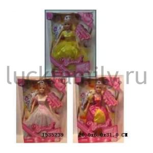 КУКЛА С АКСЕСС., В АССОРТ. В ПЛАСТ. КОР. 20*6*31СМ в кор.2*18шт ― Luckfamily.ru