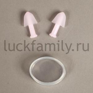 БЕРУШИ (2ШТ) ПВХ НА БЛИСТЕРЕ, ЦВЕТ В АССОРТ. B09202 В КОР. УП-80ШТ в кор.12уп ― Luckfamily.ru