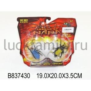 НАБОР ИЗ 2-Х ЖУКОВ 638-2 НА КАРТ. 19*20*3СМ в кор.2*120наб ― Luckfamily.ru