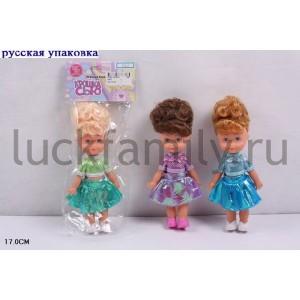 КУКЛА В АССОРТ. 5062 В ПАК. (РУСС. УП.) 17СМ в кор.2*144шт ― Luckfamily.ru