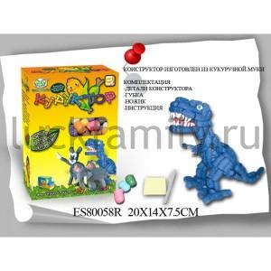 КОНСТРУКТОР (ИЗГОТОВЛЕН ИЗ КУКУРУЗНОЙ МУКИ) В РУСС. КОР. 20*14*8СМ в кор.2*48шт ― Luckfamily.ru