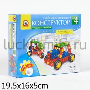КОНСТРУКТОР УЧЕБНЫЙ РАЗВИВАЮЩИЙ №4 в кор.12шт ― Luckfamily.ru