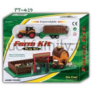 ИГРОВОЙ НАБОР "ФЕРМА" МЕТАЛЛ. С АКСЕСС. В КОР. в кор.2*12шт ― Luckfamily.ru