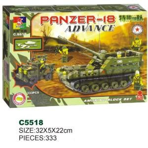 КОНСТРУКТОР ПЛАСТ. ВОЕННАЯ ТЕХНИКА С ФИГУРКАМИ, 333ДЕТ. В КОР. 32*5*22СМ в кор.2*18шт ― Luckfamily.ru