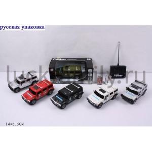 ДЖИП Р/У СО СВЕТОМ, ЦВЕТ В АССОРТ. 9131 В РУСС. КОР. 14*7СМ в кор.2*18шт ― Luckfamily.ru