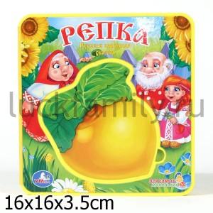 "УМКА". РЕПКА. КНИЖКА-ПЫШКА (ЕВА) С ПАЗЛОМ. ФОРМАТ: 160 Х167ММ. ОБЪЕМ: 10 СТР. в кор.20шт ― Luckfamily.ru