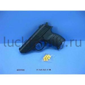 ПИСТОЛЕТ ПНЕВМ. С ПУЛЬКАМИ В ПАК. 18*9*2СМ в кор.2*300шт ― Luckfamily.ru