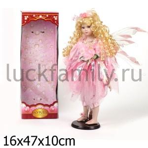 КУКЛА-ФЕЯ ФАРФОРОВАЯ 45СМ В РУСС. КОР. в кор.12шт ― Luckfamily.ru