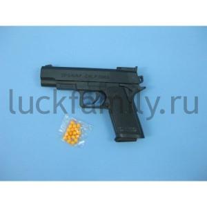 ПИСТОЛЕТ ПНЕВМ. С ПУЛЬКАМИ В ПАК. в кор.2*216шт ― Luckfamily.ru