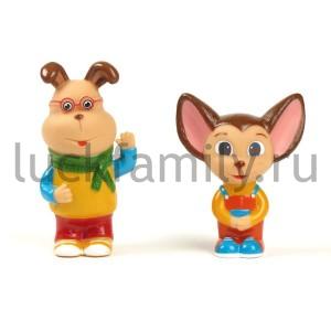 НАБОР ДЛЯ КУПАНИЯ "ИГРАЕМ ВМЕСТЕ" БАРБОСКИНЫ (БОТАНИК ГЕНА И МАЛЫШ) В СЕТКЕ (РУСС. УП.) в кор.8*12шт ― Luckfamily.ru