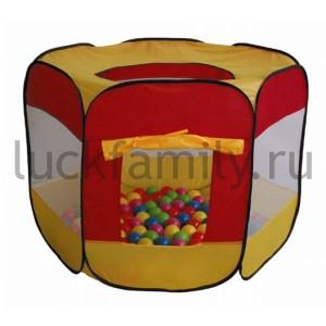 ДЕТСКАЯ ИГРОВАЯ ПАЛАТКА С ШАРАМИ В КОР. в кор.4шт ― Luckfamily.ru
