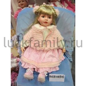 КУКЛА ВИНИЛ ОЗВУЧ., РУСС. ЧИП, ГОВОРИТ 100 ФРАЗ В ПАК. 60СМ в кор.12шт ― Luckfamily.ru