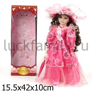 КУКЛА ФАРФОР 40СМ В РУСС. КОР. в кор.12шт ― Luckfamily.ru