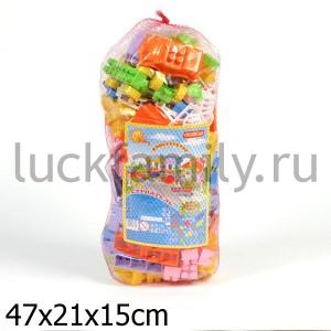 КОНСТРУКТОР "СТРОИТЕЛЬ" (181 ЭЛ.) В ПАК. в кор.6шт ― Luckfamily.ru