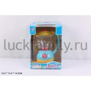 БЛЕНДЕР НА БАТ. СО СВЕТОМ И ЗВУКОМ 0922 В РУСС. КОР. 19*13*14СМ в кор.2*36шт ― Luckfamily.ru