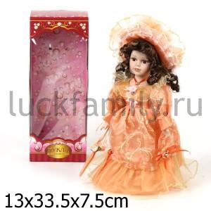 КУКЛА ФАРФОР 30СМ В РУСС. КОР. в кор.24шт ― Luckfamily.ru
