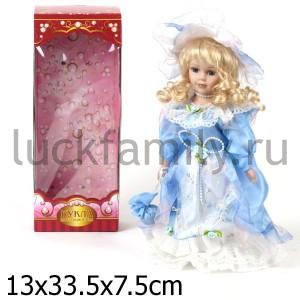 КУКЛА ФАРФОР 30СМ В РУСС. КОР. в кор.24шт ― Luckfamily.ru