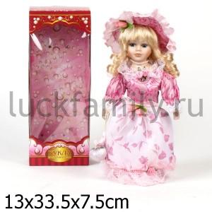 КУКЛА ФАРФОР 30СМ В РУСС. КОР. в кор.24шт ― Luckfamily.ru