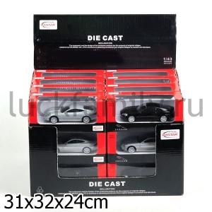 МАШИНА МЕТАЛЛ. RASTAR 1:43 JAGUAR XKR, ЦВЕТ В АССОРТ. В КОР. УП-24ШТ в кор.3уп ― Luckfamily.ru