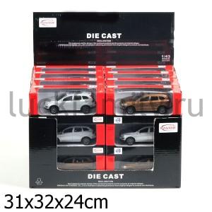 МАШИНА МЕТАЛЛ. RASTAR 1:43 VOLVO XC60, ЦВЕТ В АССОРТ. В КОР. УП-24ШТ в кор.3уп ― Luckfamily.ru