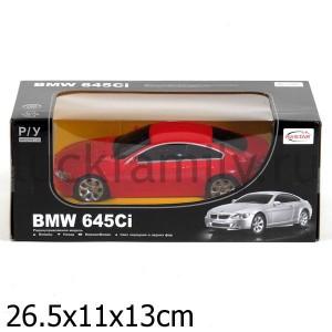 МАШИНА Р/У RASTAR BMW 645CI 1:24 СО СВЕТОМ, ЦВЕТ В АССОРТ. В КОР. в кор.24шт ― Luckfamily.ru