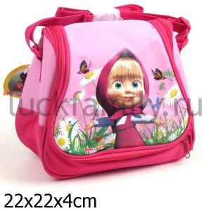 СУМОЧКА "МАША И МЕДВЕДЬ" РОЗОВАЯ в кор.36шт ― Luckfamily.ru