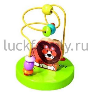 ДЕР. ИГРУШКА "ИГРАЕМ ВМЕСТЕ-БУРАТИНО" ЛАБИРИНТ ЛЕВ В РУСС. КОР. в кор.48шт ― Luckfamily.ru