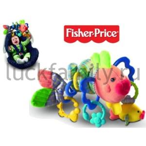 "МАТТЕЛ". FISHER PRICE ЗОЛОТАЯ РЫБКА-ПОГРЕМУШКА НА ДЕТСКУЮ КОЛЯСКУ в кор.2шт ― Luckfamily.ru