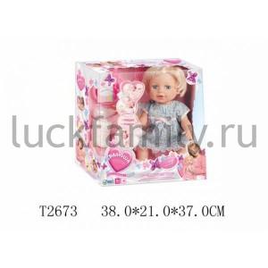 КУКЛА "ВАЛЮША" ФУНКЦ. ОЗВУЧ. РУССИФИЦ., С АКСЕСС. В РУСС. КОР. 38*21*37СМ в кор.8шт ― Luckfamily.ru