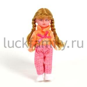 КУКЛА НАСТЕНЬКА ОЗВУЧ., РУССИФИЦ., ОДЕЖДА В АССОРТ. В ПАК. 20СМ в кор.4*72шт ― Luckfamily.ru