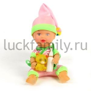КУКЛА "НАСТЕНЬКА" (ПИЩАЛКА) С АКСЕСС. В АССОРТ. В ПАК. (РУСС. УП.) 25СМ в кор.6*24шт ― Luckfamily.ru