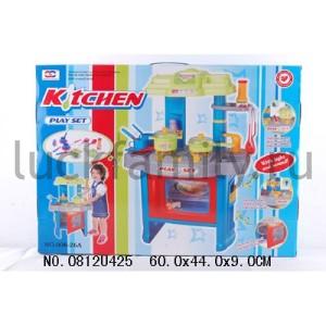 ИГРОВОЙ НАБОР КУХНЯ НА БАТ. СО СВЕТОМ И ЗВУКОМ, С ПЛИТОЙ И АКСЕСС. В КОР. 43*10*60СМ в кор.8шт ― Luckfamily.ru