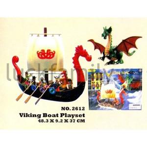 ИГРОВОЙ НАБОР "ВИКИНГИ" С ФИГУРКАМИ И АКСЕСС. В КОР. в кор.12шт ― Luckfamily.ru